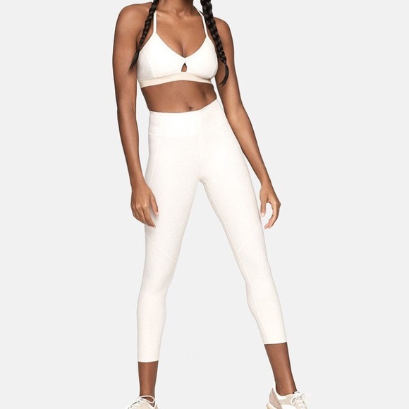 OV SET Oatmeal 7/8 leggings & steeplechase - Picture 2 of 6